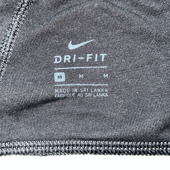 Nike Dri-Fit Racerback Sports Bra - Black, Medium - Picture 3 of 3